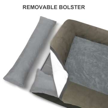 Yiruka XL Orthopedic Dog Bed with Memory Foam for Pets