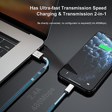 10ft Apple Lightning Cable 2Pack - Fast Charging MFi Certified