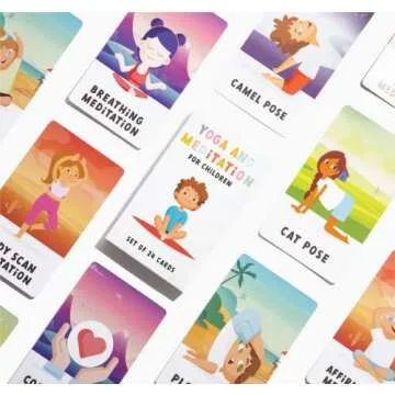 Kids Yoga & Meditation Deck - Fun Mindfulness Activities