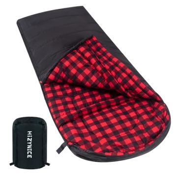 HiZYNICE 0 Degree Extra Large Sleeping Bag for Winter Camping