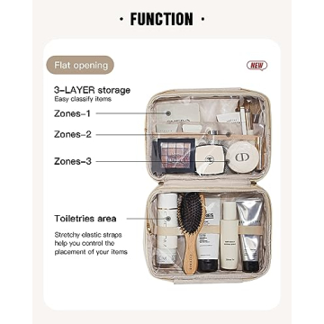 EACHY Toiletry Bag - Stylish & Waterproof Travel Solution