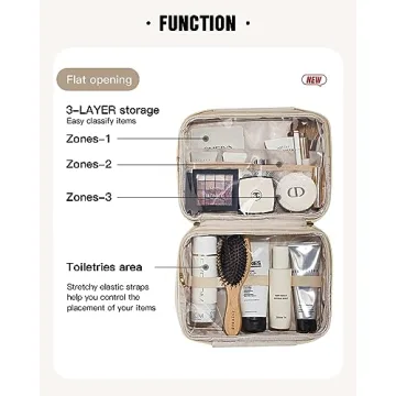 EACHY Toiletry Bag - Stylish & Waterproof Travel Solution