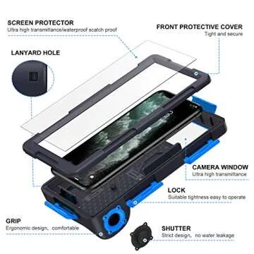 50ft Waterproof Diving Phone Case for iPhone Samsung