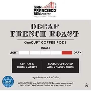Decaf French Roast Coffee Pods - Organic & Eco-Friendly