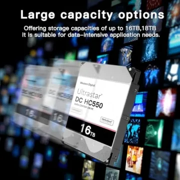 Western Digital 16TB DC HC550 Hard Drive for Surveillance