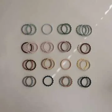 mushie Flower Teether Bracelet | 3-Pack (Dried Thyme/Berry/Natural)