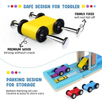 Engaging Montessori Race Track Toy for Toddlers 1-3