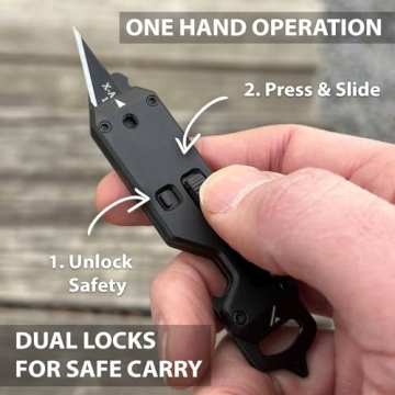Lever Gear Edge XT Utility Knife Compact Multitool Gift
