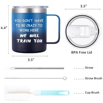 Gtmileo Insulated Coffee Mug Gift for Boss & Team