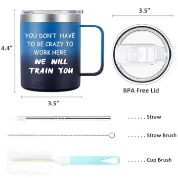 Gtmileo Insulated Coffee Mug Gift for Boss & Team