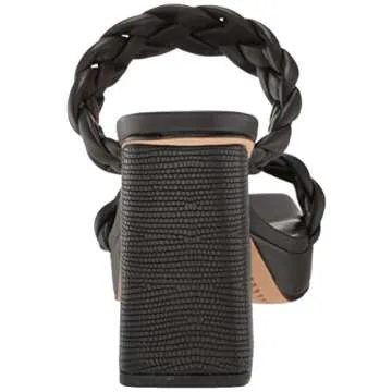 DOLCE VITA Women's Ashby Heeled Sandal, Black Stella, 7.5