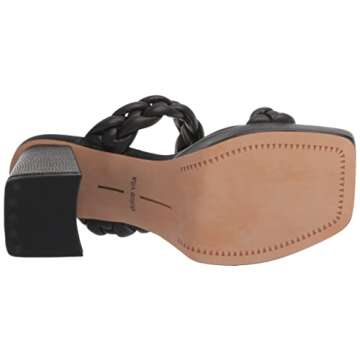 DOLCE VITA Women's Ashby Heeled Sandal, Black Stella, 7.5