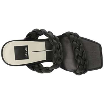 DOLCE VITA Women's Ashby Heeled Sandal, Black Stella, 7.5