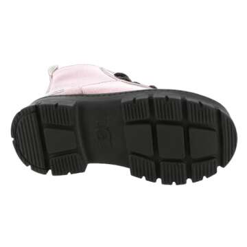 UGG Ashton Lace Up Glitter Boots for Kids - Glitter Pink