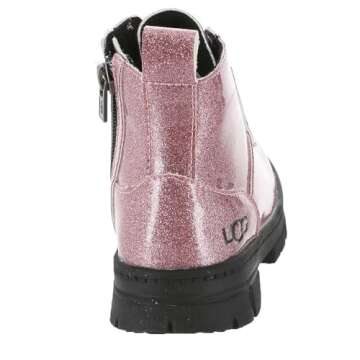 UGG Ashton Lace Up Glitter Boots for Kids - Glitter Pink