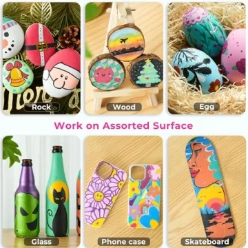 Ohuhu Acrylic Paint Pens - 30 Colors for Creative Projects