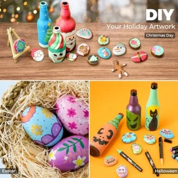 Ohuhu Acrylic Paint Pens - 30 Colors for Creative Projects