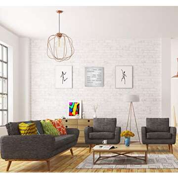 Light Up Aluminum Word Clock - Large 12" x 12" - Displays Time as Text - Powered by AC Adapter - Brightness Adjustable