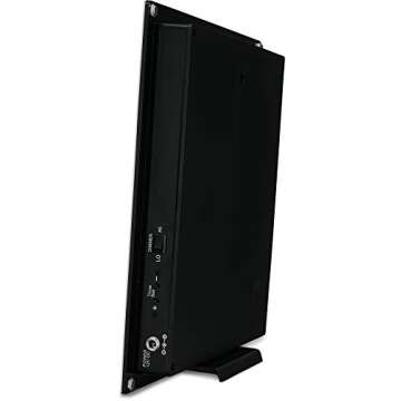 Light Up Aluminum Word Clock - Large 12" x 12" - Displays Time as Text - Powered by AC Adapter - Brightness Adjustable