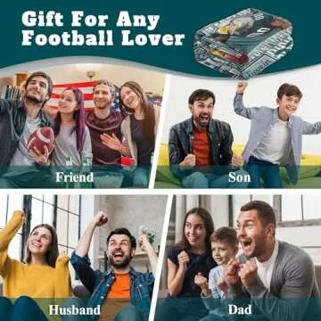 Cozy Football Fans Throw Blanket - Soft Flannel Charm