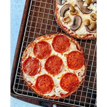 OUTER AISLE Cauliflower Pizza Crusts | Italian | Keto, Gluten Free, Low Carb Versatile Cauliflower Pizza Crusts | 5 Pack | 10 Crusts