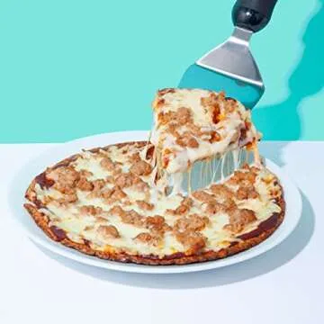 OUTER AISLE Cauliflower Pizza Crusts | Italian | Keto, Gluten Free, Low Carb Versatile Cauliflower Pizza Crusts | 5 Pack | 10 Crusts