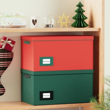 Coonoor Christmas Ornament Storage - 128 Ornaments Organizer