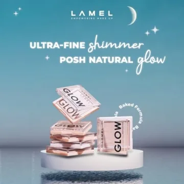 LAMEL Glow Highlighter - Vibrant Colors & Travel-Friendly