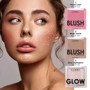 LAMEL Glow Highlighter - Vibrant Colors & Travel-Friendly