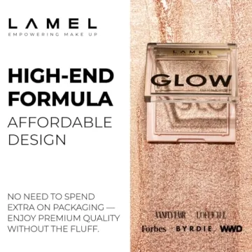 LAMEL Glow Highlighter - Vibrant Colors & Travel-Friendly