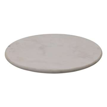 Creative Co-Op, White Marble Lazy Susan