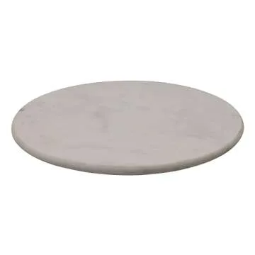 Creative Co-Op, White Marble Lazy Susan