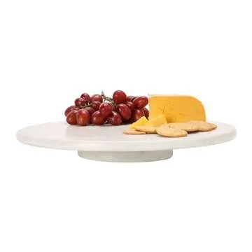 Creative Co-Op, White Marble Lazy Susan
