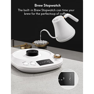 Stylish Gooseneck Kettle with Temperature Control