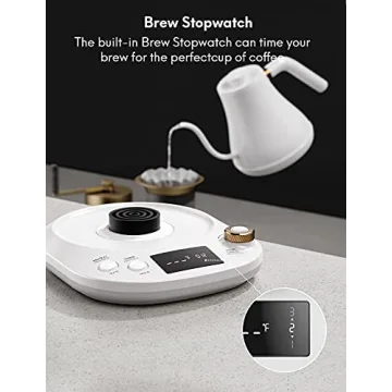 Stylish Gooseneck Kettle with Temperature Control