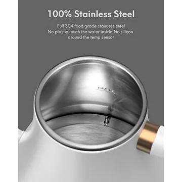 Stylish Gooseneck Kettle with Temperature Control