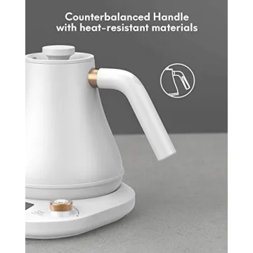 Stylish Gooseneck Kettle with Temperature Control