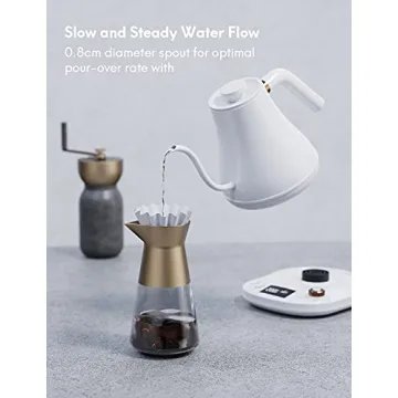 Stylish Gooseneck Kettle with Temperature Control