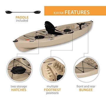 Lifetime Muskie Angler Sit-On-Top Kayak for Fishing Adventures