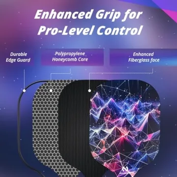 niupipo 2024 Lightweight Pickleball Paddles Set with Balls