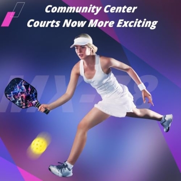 niupipo 2024 Lightweight Pickleball Paddles Set with Balls