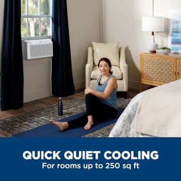GE Ultra Quiet 6,200 BTU AC Unit for Small Rooms