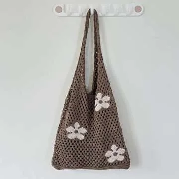 Stylish Crochet Tote Bag for Beach and Everyday Use