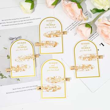 Elegant No Bend Hair Clips for Brides & Events - 8PCS