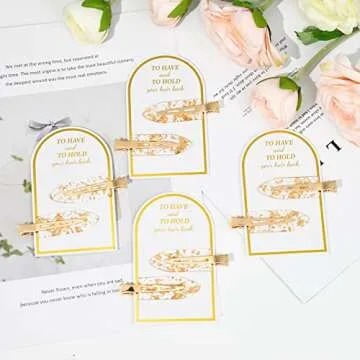 Elegant No Bend Hair Clips for Brides & Events - 8PCS