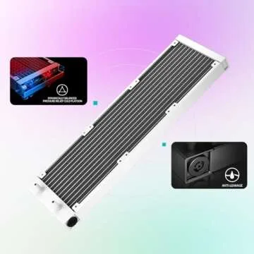 LS720 SE CPU Liquid Cooler,5v 3pin ARGB 120mm Fans CPU Water Cooler Infinity Mirror Block for AMD AM4/AM5 LGA 1851/1700/1200.
