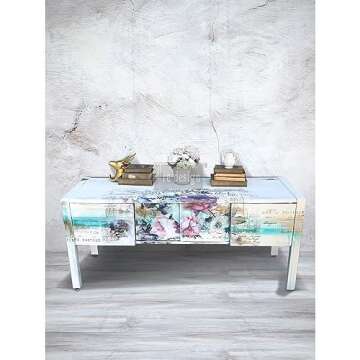 Redesign DÉCOR TRANSFERS® – Imperial Garden Size 44"x30", Cut INTO 6 Sheets 655350635534 Rub on Transfer for Wall or Furniture Decoration