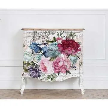 Redesign DÉCOR TRANSFERS® – Imperial Garden Size 44"x30", Cut INTO 6 Sheets 655350635534 Rub on Transfer for Wall or Furniture Decoration