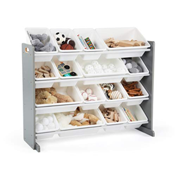 Humble Crew Extra Large Toy Storage Organizer Grey White