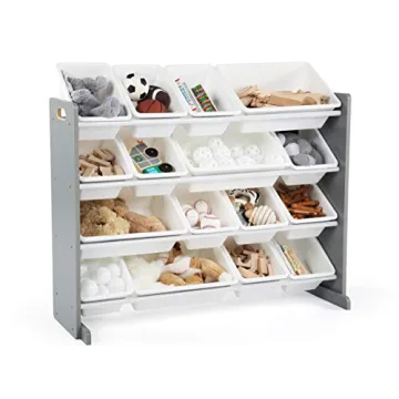 Humble Crew Extra Large Toy Storage Organizer Grey White